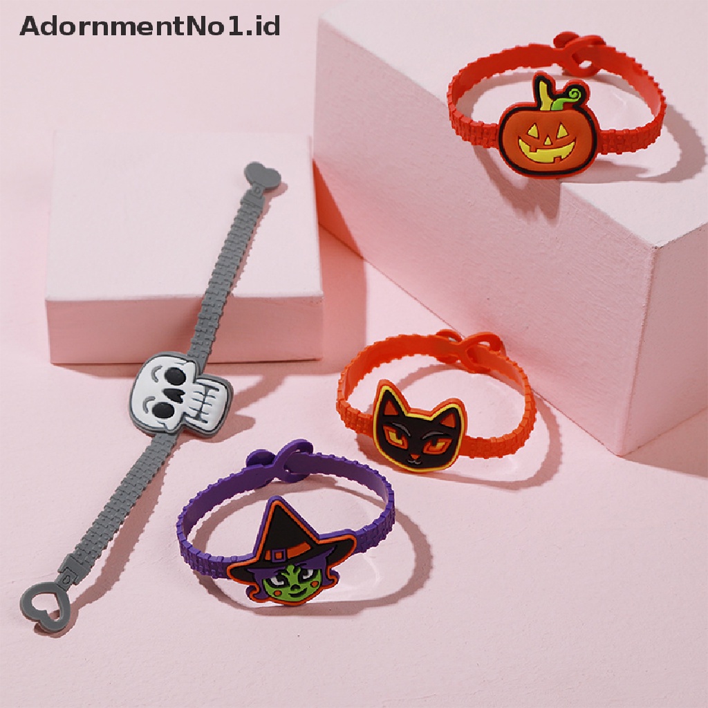 [AdornmentNo1] The Nightmare Before Christmas Gelang Silikon Olahraga Gelang Karet Bangles [ID]