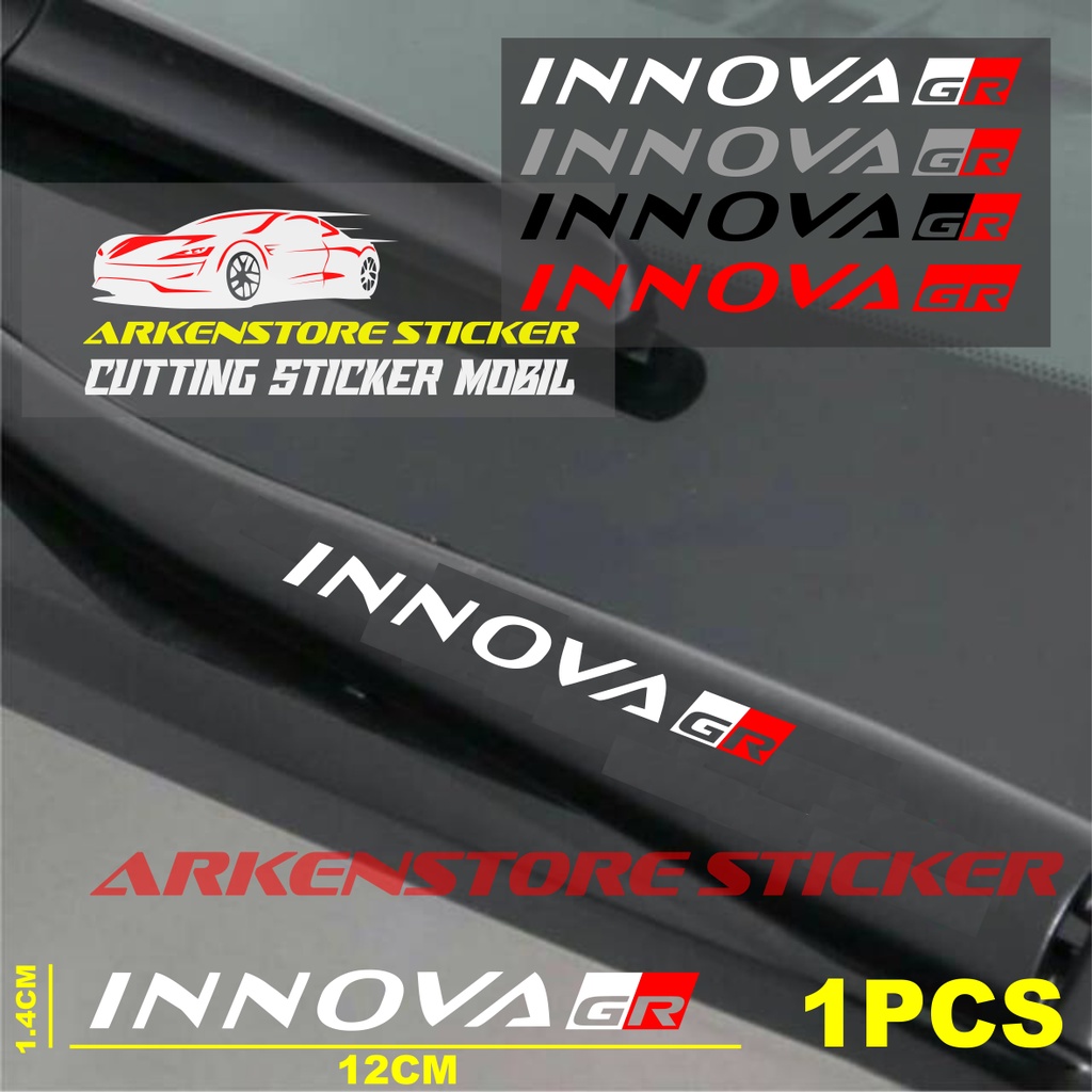 STICKER WIPER MOBIL INNOVA VENTURER STICKER STIKER WIPER MOBIL TOYOTA INNOVA GR
