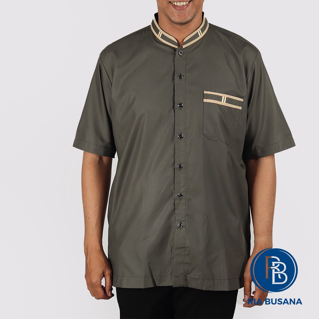 Ria Busana - Al Luthfi - Koko Lengan Pendek Dewasa Pria Art.22121