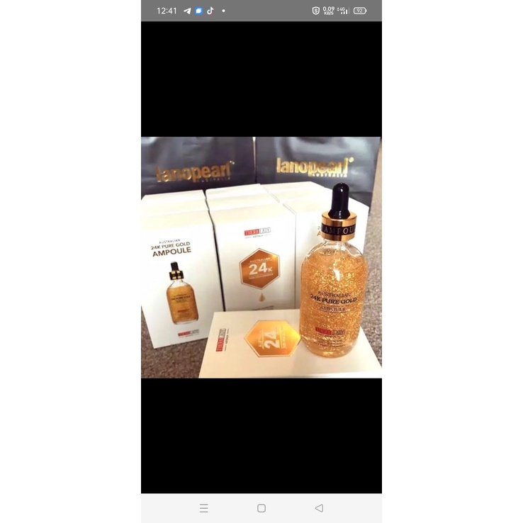 Thera Lady 24k Pure Gold Serum Ampoule 100ml
