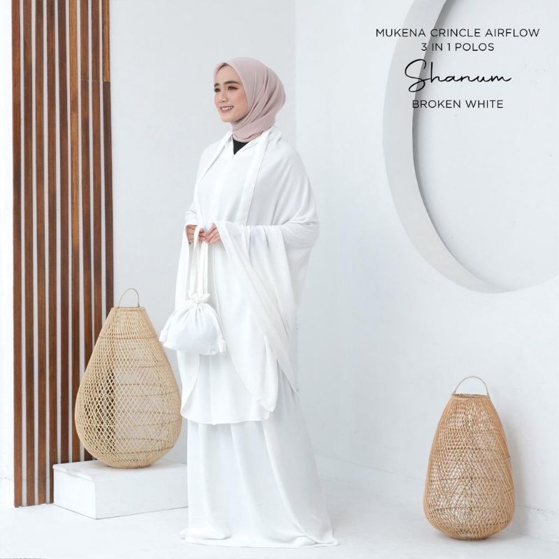 MUKENA LESTI JUMBO 3IN1 | MUKENA CRINGKEL AIRFLOW | MUKENA TRAVEL | FREE BAG