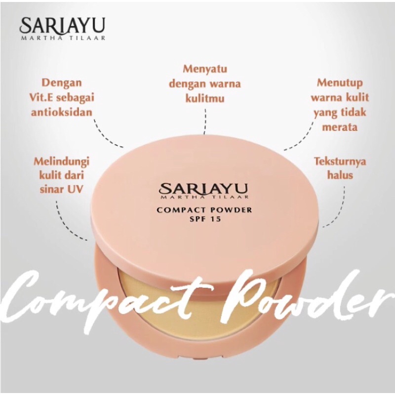 CS1-Sariayu Compact Powder SPF 15 ( Kemasan Baru )/15G