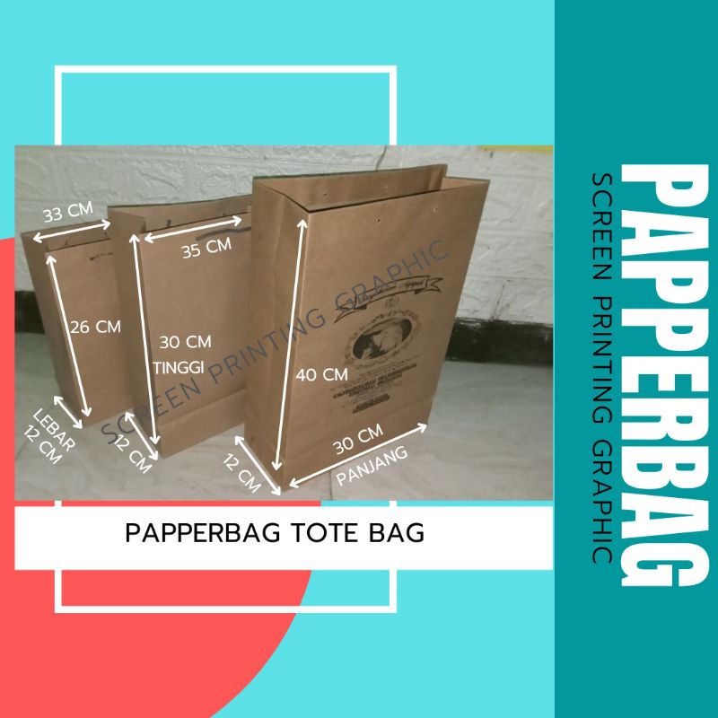 

tas papperbag polos Tote bag