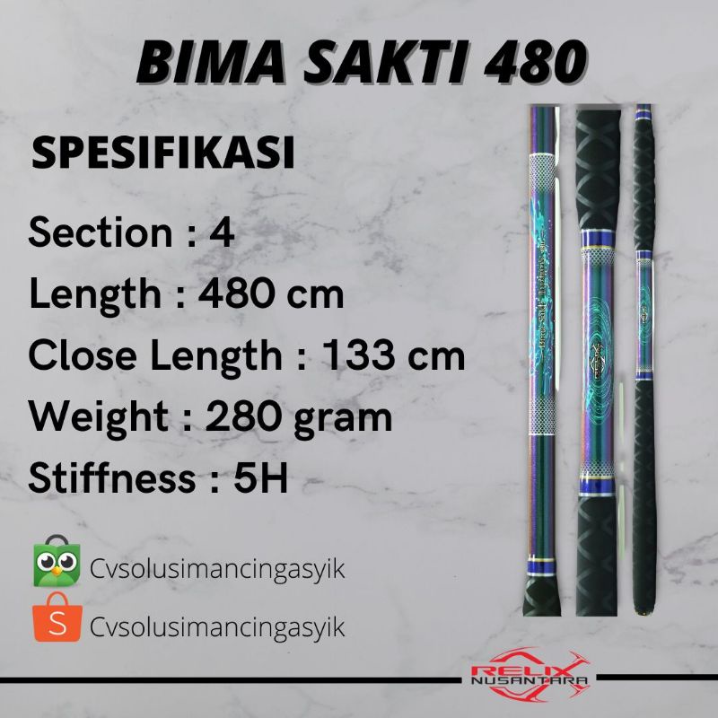 Tegek Bima Sakti 480 Relix Nusantara