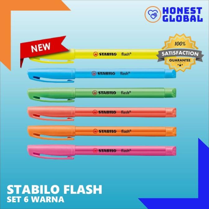 

STABILO Set 6 Warna - Flash All Colors Ter