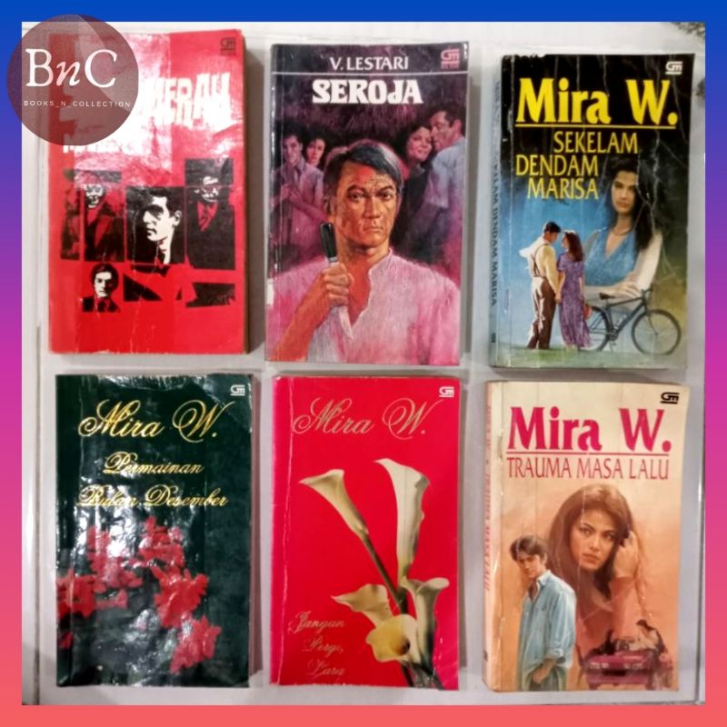 novel Mira w V lestari Marga t maria a sardjono s mara gd bekas perpus