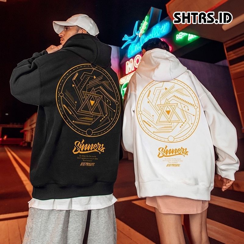 Hoodie sweater jaket distro simmers piramid sunmori couple pria wanita kekinian