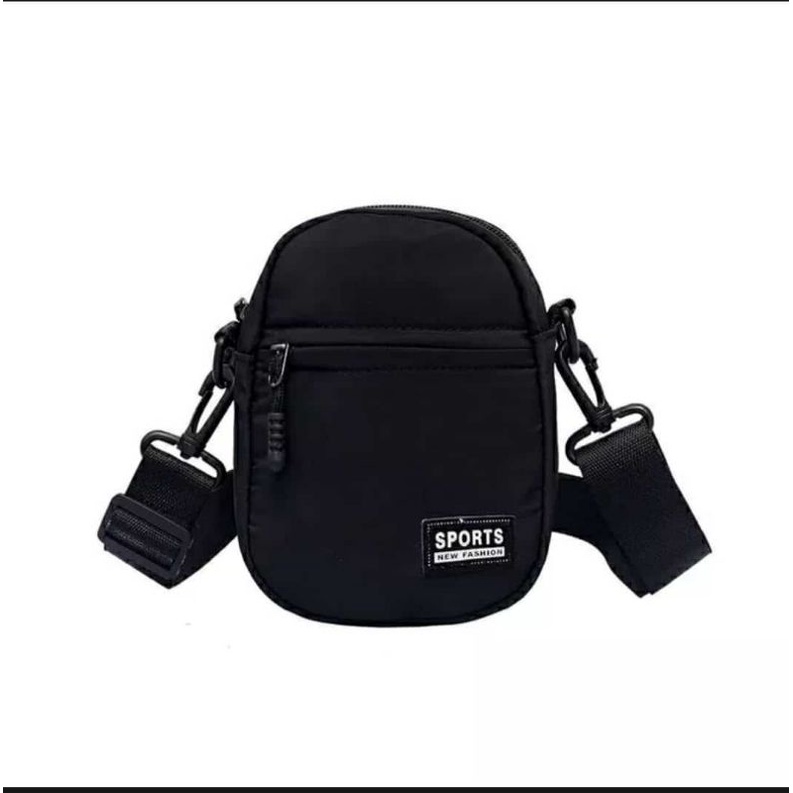 tas sport tas selempang hitam