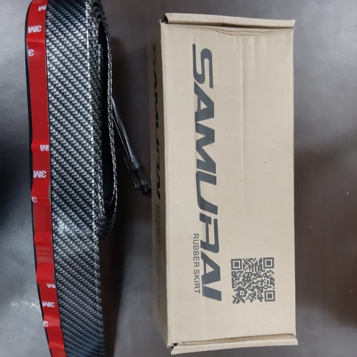 Viral Karet Bumper Mobil Karet Samurai Warna Carbon