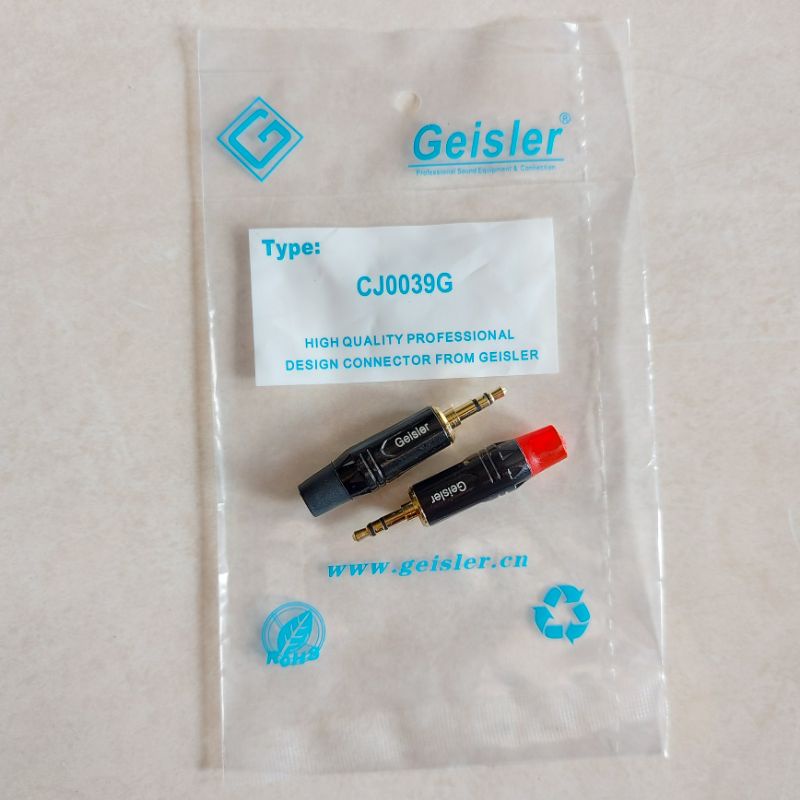 Jek Mini 3,5mm HP Stereo Geisler CJ0039G Besi / Alumunium