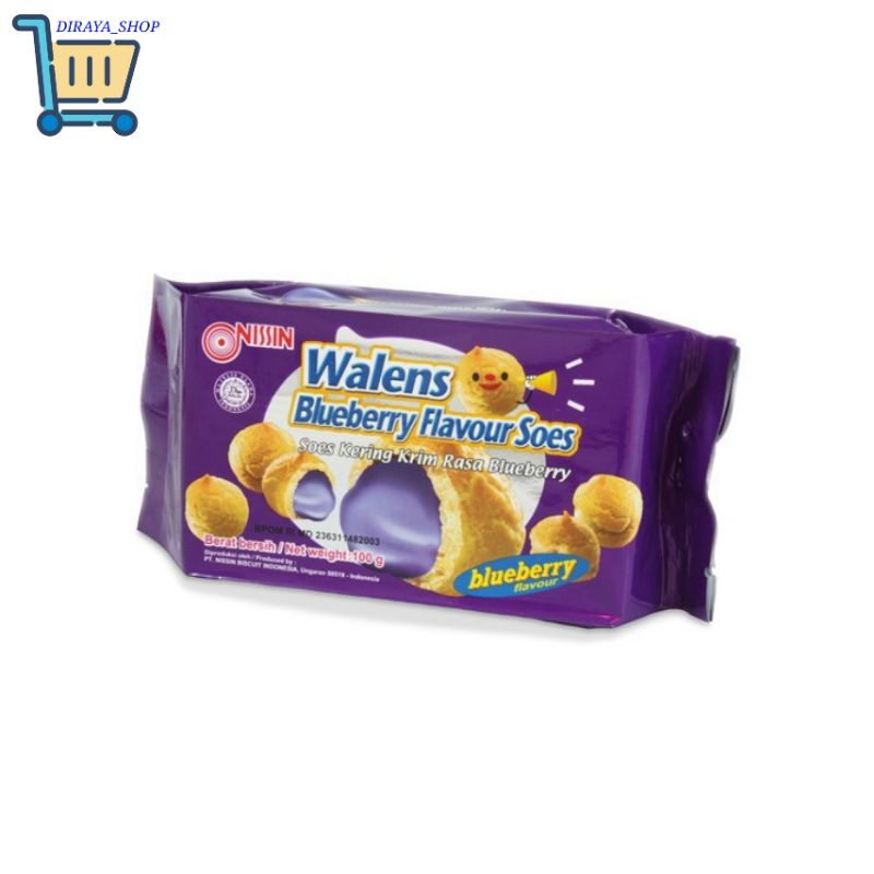 

Nissin Wallens Blueberry Soes 100gr