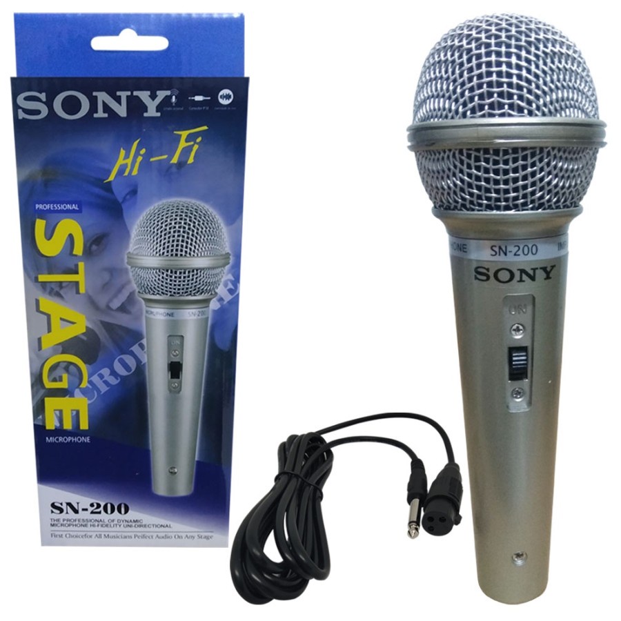 Microphone Sony SN-200/SN-228/SN-238 Mic Sony Murah Berkualitas Mic Serbaguna bisa untuk karaoke upacara Mic Sony Murah SN-200