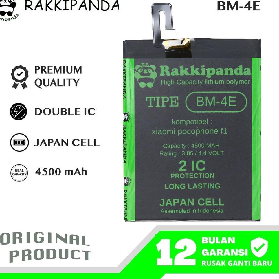 5.5 COD  RakkiPanda - BM4E BM 4E Pocophone F1 Batre Batrai Baterai