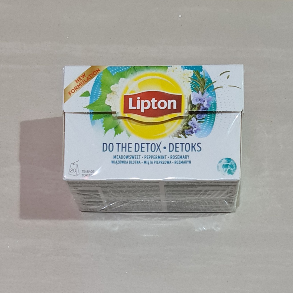 Teh Lipton Tea Do The Detox Detoks Peppermint &amp; Rosemary 20 x 1.5 Gram