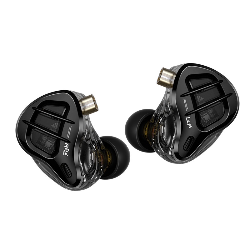 Kz ZAR 7BA+1DD HIFI Metal Earphone Hybrid In-ear Sport Headphone Peredam Kebisingan DJ Musik Headset Earbuds