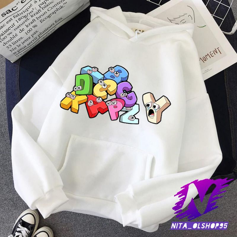 SWEATER HOODIE ANAK ALPHABET ROBLOX GAME