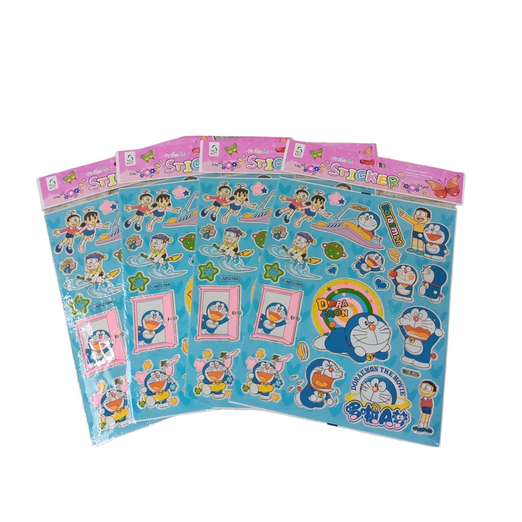 Mainan STICKER STIKER ANAK DORAEMON BL-972 - Mainan Hiasan Dinding Anak Anak