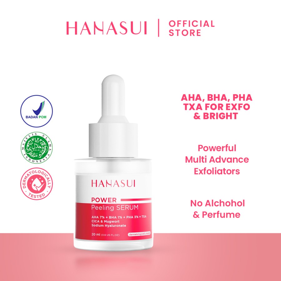 HANASUI POWER PEELING SERUM 20ML / SERUM WAJAH