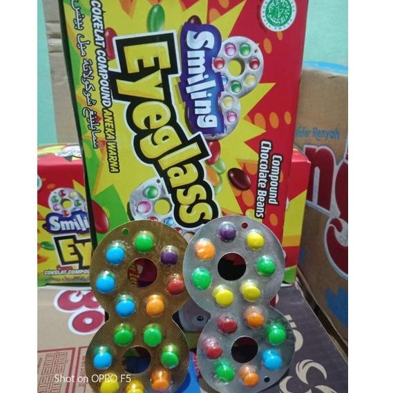 

Ready stock - Permen Cokelat Smiling Eyeglass Box isi 40pcs ♒