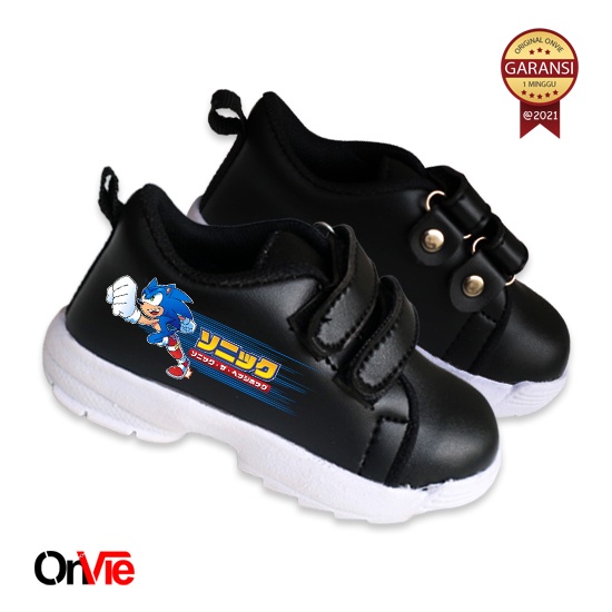 Sepatu Sneaker Anak Sonic / Sepatu Anak Laki Laki