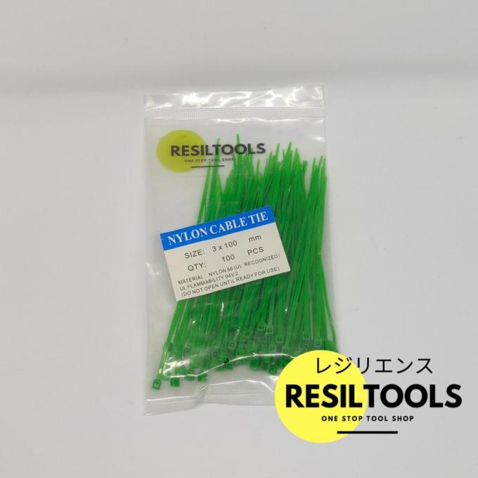 

PER 10 Cable Ties 3 x 100 mm Hijau Kabel Tis Blue Self Locking Nylon citrab44 Segera Dapatkan