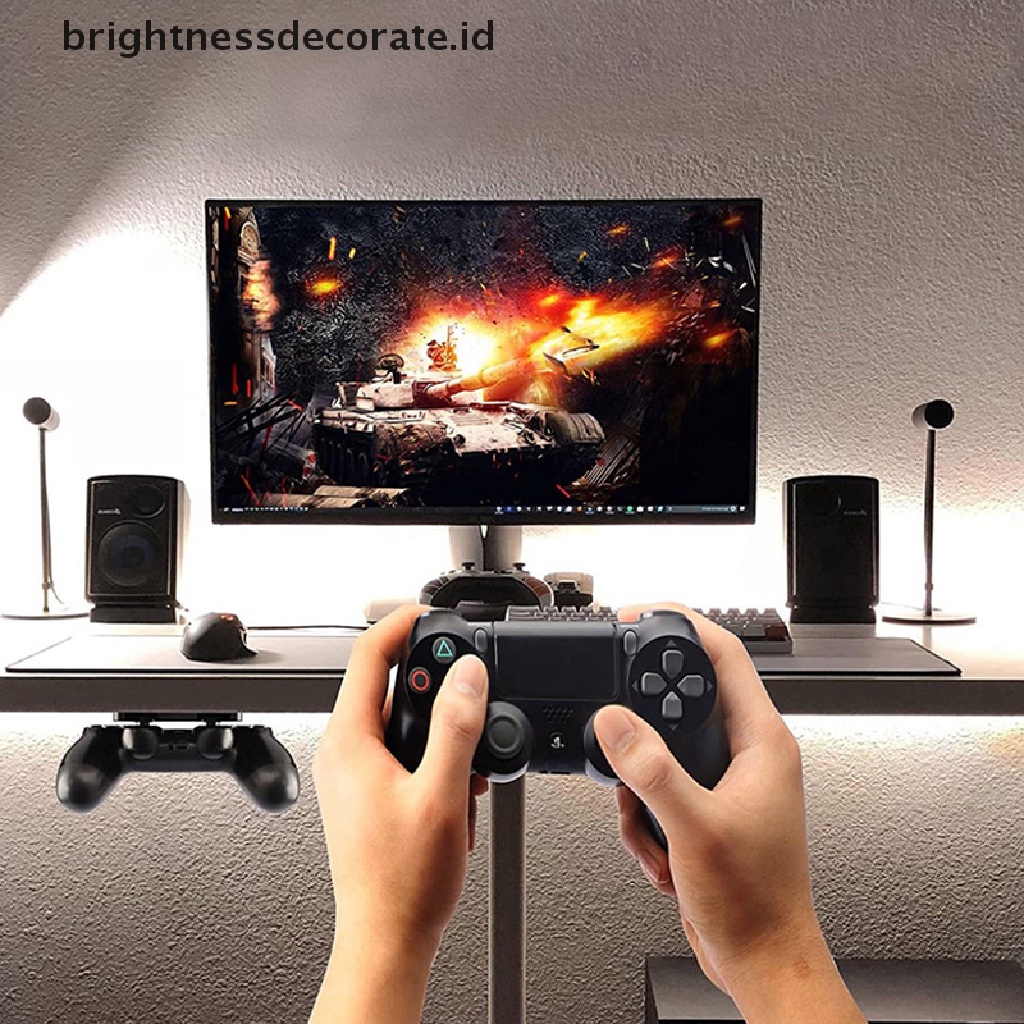 [Birth] 1pcs Kontroler Game Portabel Rak Penyimpanan Gantung Handle Gamepad Console Holder Stand Untuk Ps5/Aksesoris Game ps4 [ID]