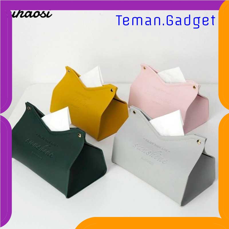 TG - DPR Bihaosi Kotak Tisu Premium Kulit Tissue Box V Mouth - ZJ008