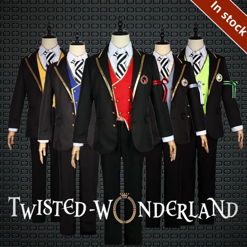 Blazer Vest Costume CosplayTwisted Wonderland Ruggie Bucchi Riddle
