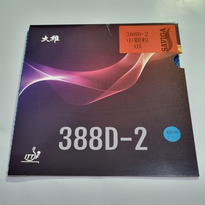 Dawei saviga 388D-2 rubber karet ping pong