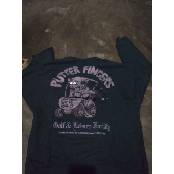 Crewneck puffer fingers, Hoodie, Kemeja Flanel second murah
