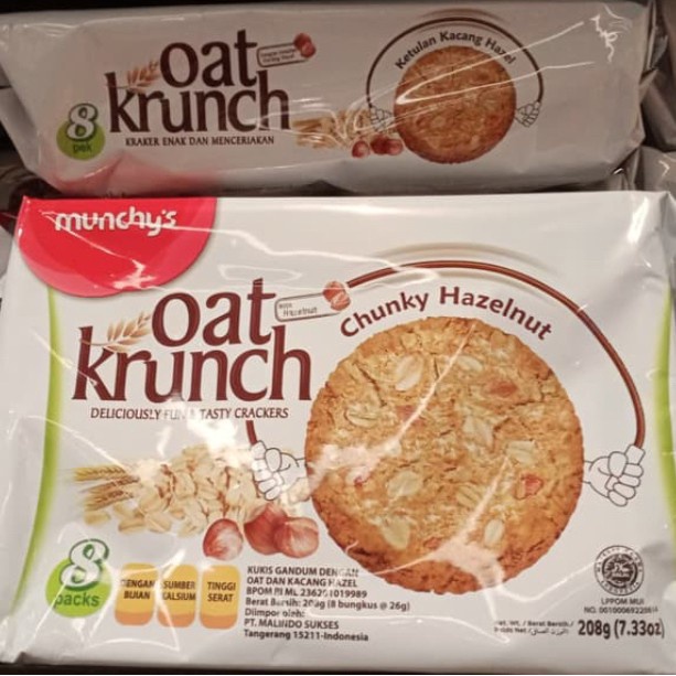 

Oat crunch hazelnut 208gr