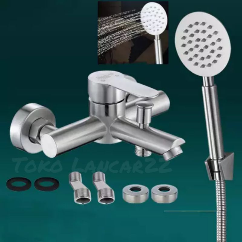 Kran mixer panas dingin stenlies sus 304