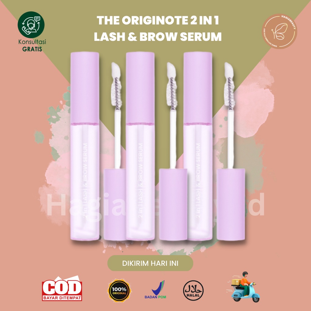 Bisa COD - The Originote 2in1 Lash &amp; Brow Serum - Serum Bulu Mata &amp; Alis