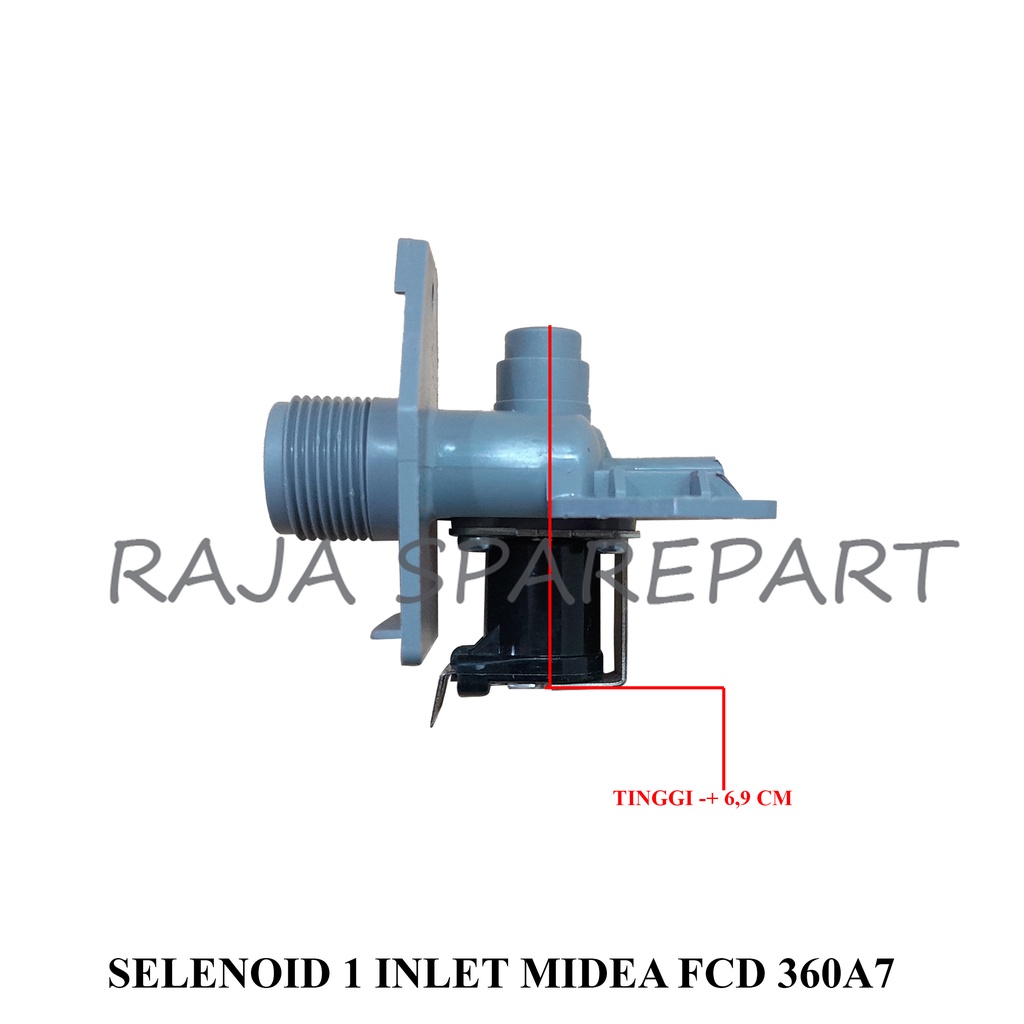 Selenoid / Water Inlet Mesin Cuci MIDEA INLET SINGLE FCD 360A7 (AC 220V)