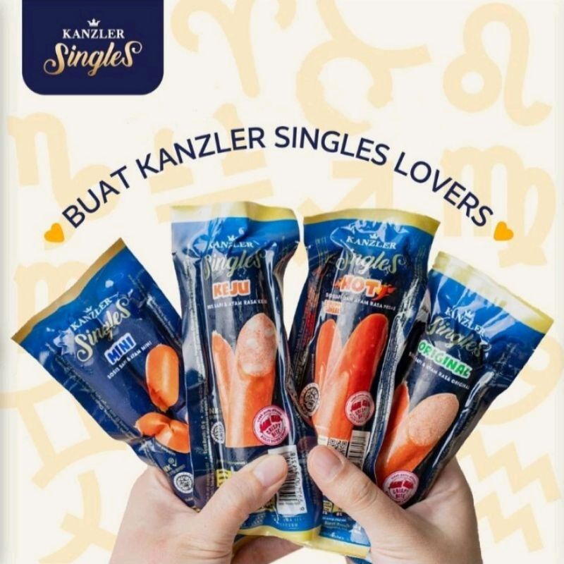 

Sosis Kanzler Singles 60gr