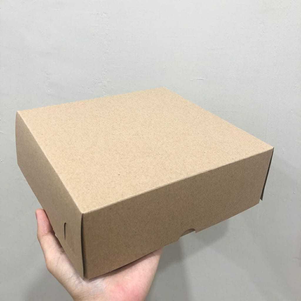 

Dus Nasi Kraft Coklat R10K 20 x 20 x 7/ R8 18x18x7/ R10 20x20x7/ Kerdus Roti Kraff Cokelat/ Dos Kue Kraf/ Kotak Snack Ultah/ Hajatan/ Wadah Makanan