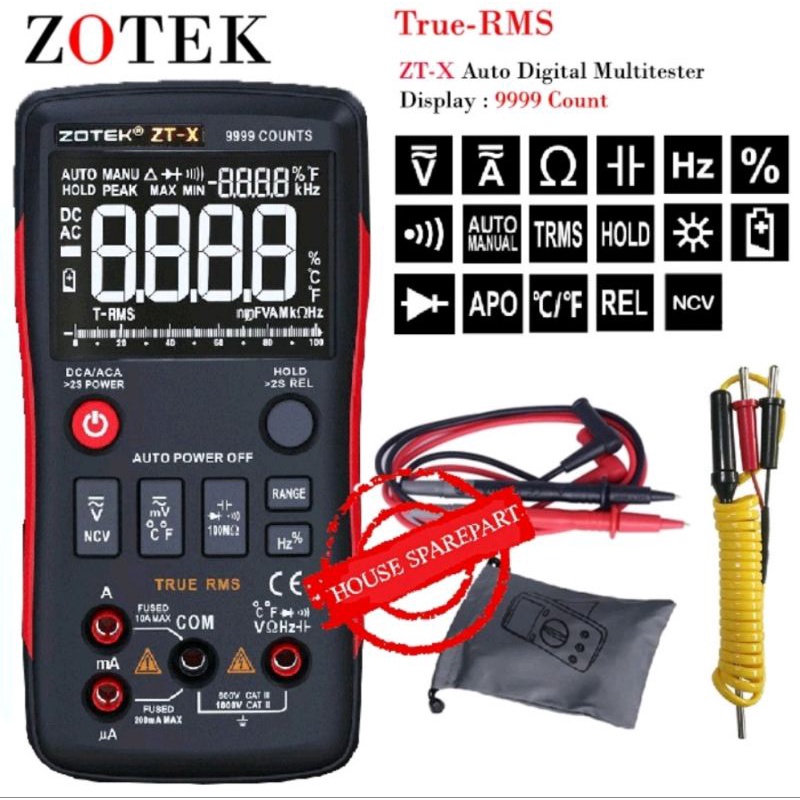 ZOTEK ZT-X MULTITESTER DIGITAL