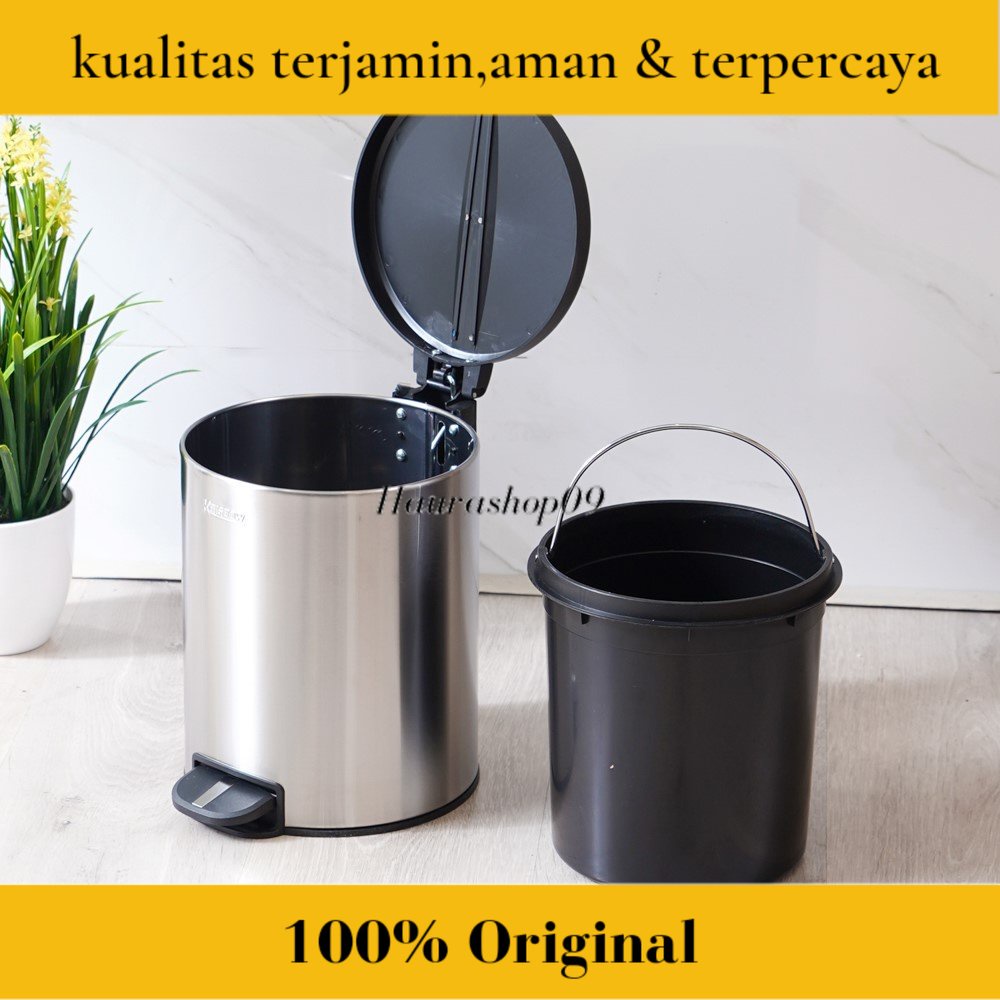 Ace - Krisbow 5 Ltr Tempat Sampah Stainless