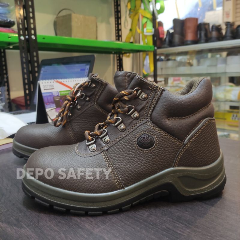 Sepatu Safety Bata Industrial Darwin Brown Original 100% - Safety Shoes Bata Darwin Black BERKUALITAS