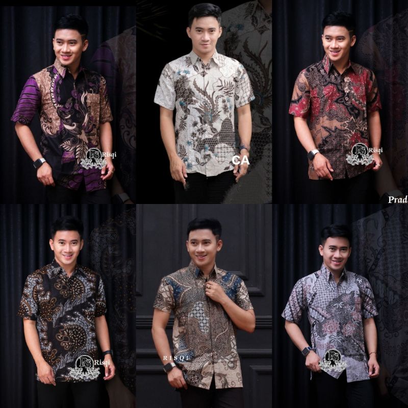 Baju Batik Pria Gus Azmi Syubbanul Muslimin Batik Katun Halus Hadroh Azzahir Santri muslim, Moderen