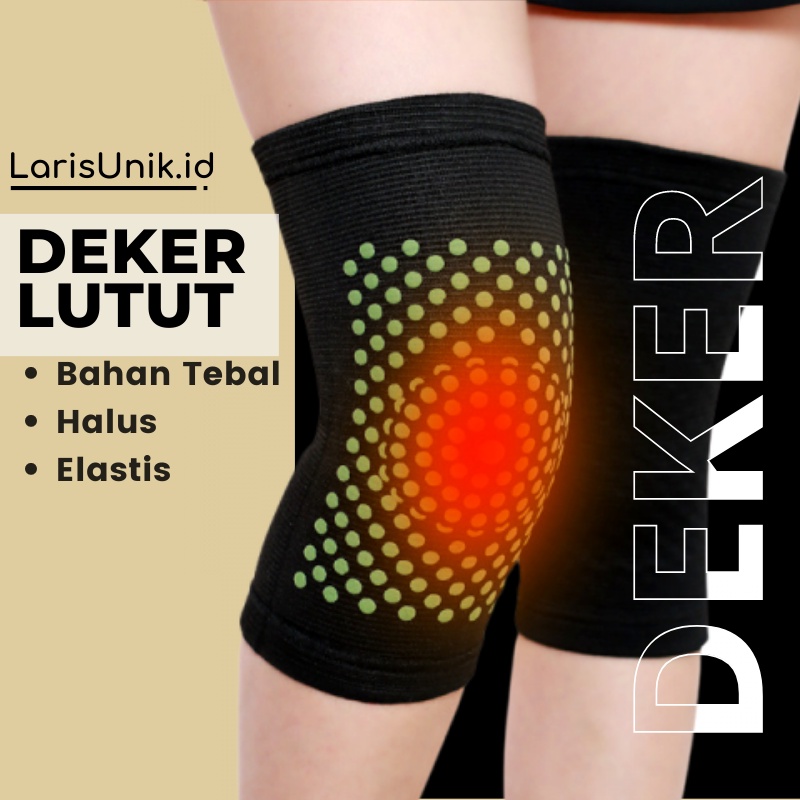 Deker Terapi Lutut Korset Pemanas Lutut Tourmaline Kesehatan Penghangat Lutut Magnetik Pelancar Peredaran Darah TERBARU