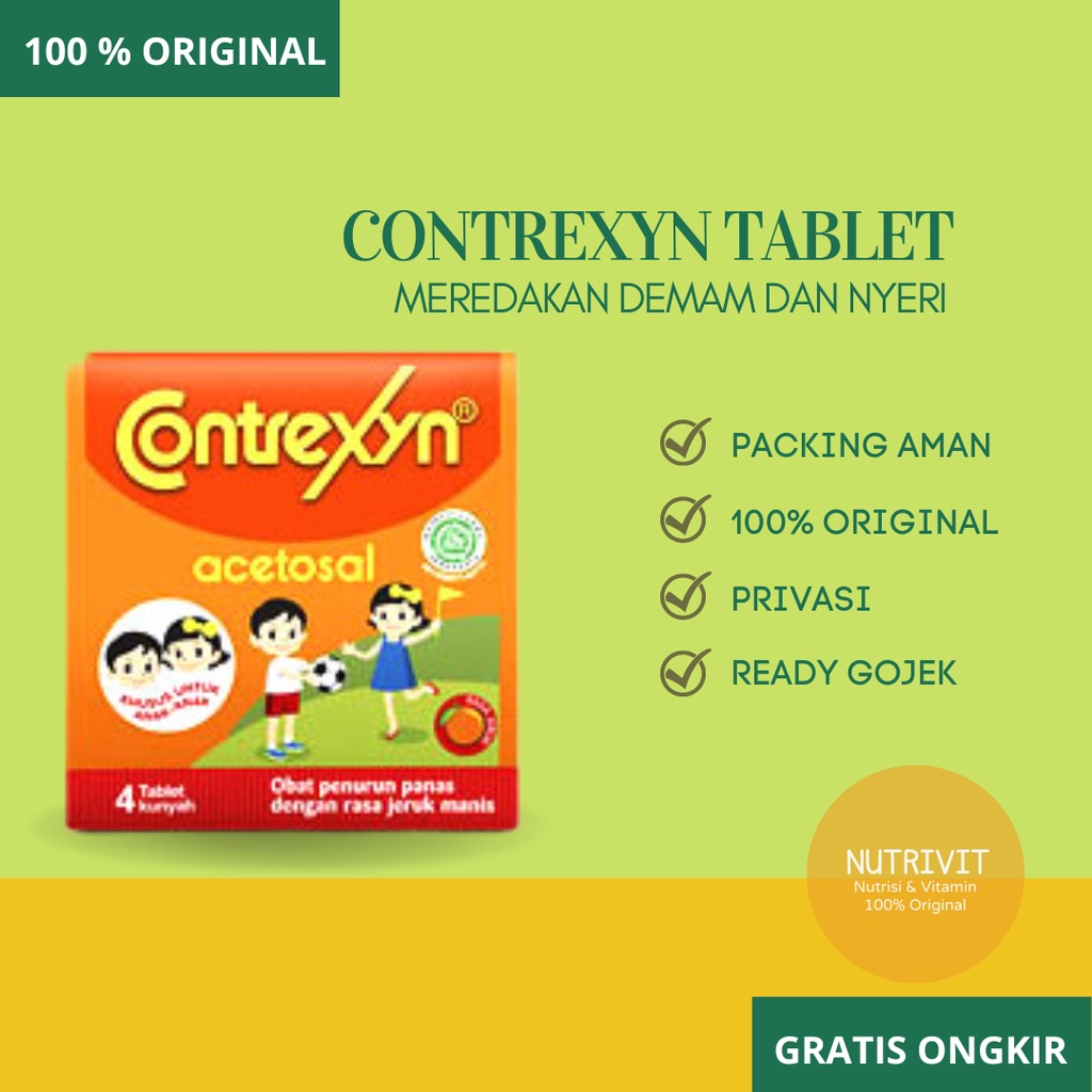 CONTREXYN PENURUN DEMAM ANAK 1 STRIP