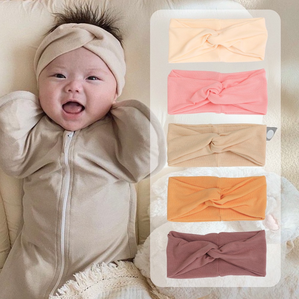 BANDANA KAIN BAYI POLOS SOFT LEMBUT BANDO BENDO COTTON KATUN ANAK BALITA  WARNA WARNI COLORFUL PASTEL CERAH CUTE COTTON HEADBAND HAIRBAND AKSESORIS RAMBUT BABY TODDLER GIRL RIBBON PITA BOWKNOT BOW KNOT CROSS KNOTTED KOREA KOREAN STYLE