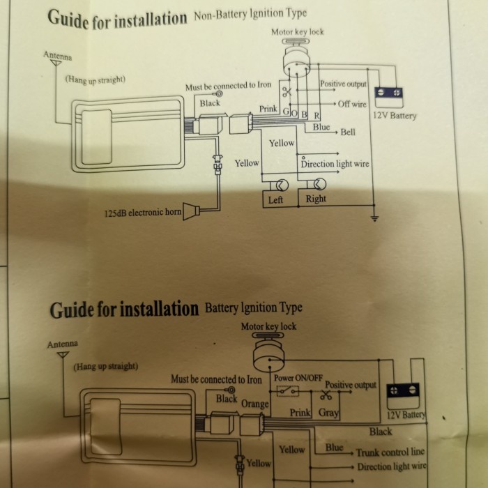 REMOTE ALARM MOTOR PANASTAR