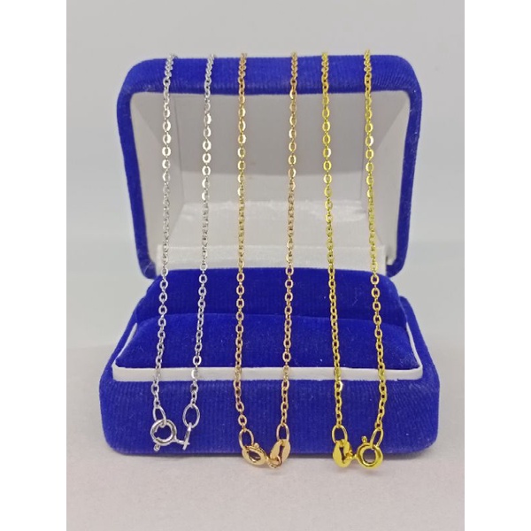 kalung anak rantai nori vensy/perak asli silver 925 lapis emas/perhiasan anak fashion terbaru