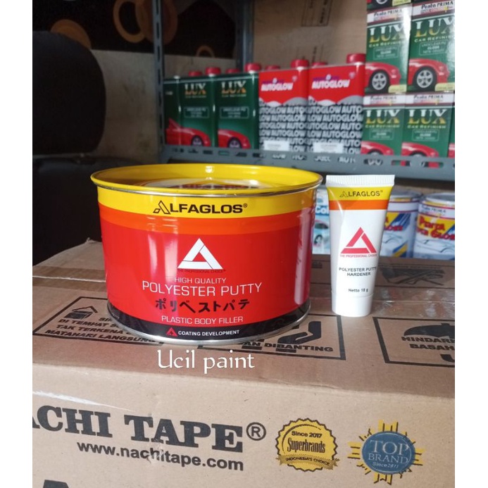 Dempul Alfagloss 1 KG / Dempul Mobil / Kayu / Motor / Besi