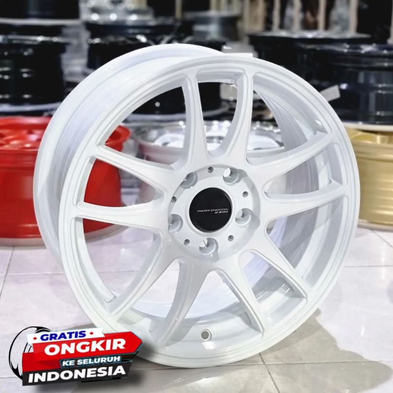 Velg Mobil Innova Ring 16 Type Work Emotion Pelek R15 Ertiga Xpander Terios Putih
