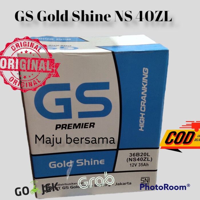 Aki Mobil Honda Freed,New Jazz,Brio Ns40zl Zeus Extra Power Accu Basah