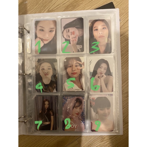 RED VELVET OFFICIAL PHOTOCARD