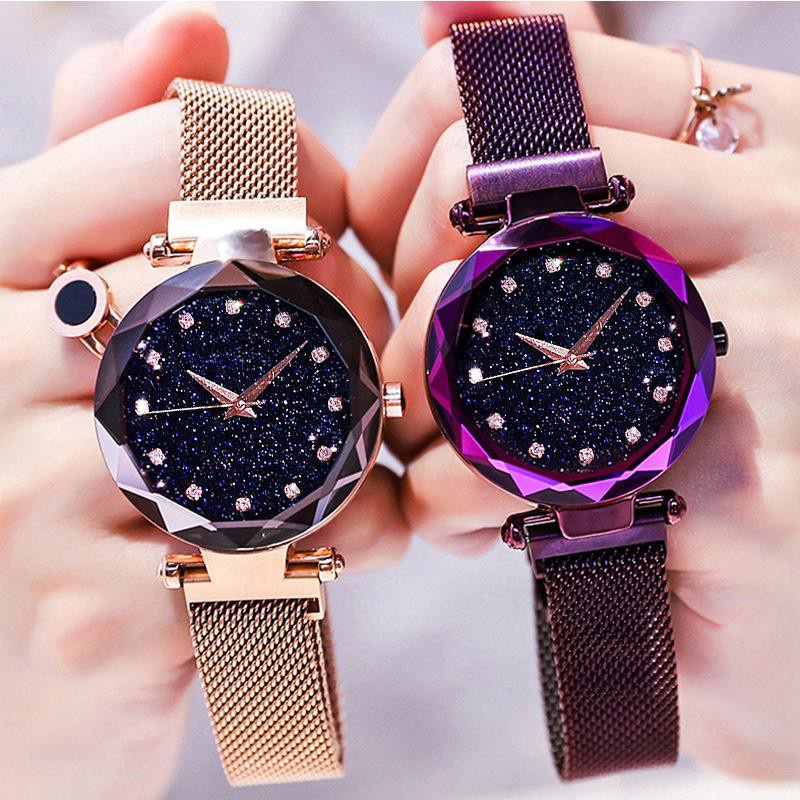 ［ready Stok］Jam Tangan Magnet Rantai Wanita Rantai Pasir